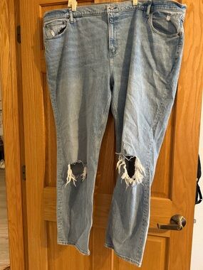 Abercrombie 90s straight ultra high rise denim size 24long women’s plus jeans